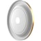 Ekena Millwork Traditional PVC Medallion (Canopies up to 13 1/2"), 22"OD x 3 1/2"ID x 1 1/2"P, Bright Coat Gold CMP22TRBGL - alternate 4